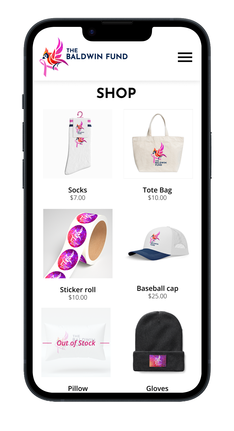 Shop page
